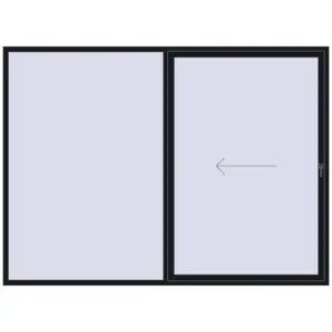 Zamów teraz Przesuwane drzwi tarasowe 3000x2200 mm Patio door (Synego) BLACK_COOL_110L-2 dwustronny