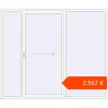 Ustalenie cen Przesuwane drzwi tarasowe 2600x2200 mm Patio door (Synego) RAL 9016 Traffic white dwustronny. Cena: 2566,70 €