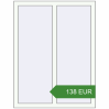 Ustalenie cen Okna skrzydłowe 910x1190 mm KORSA BRILLANT. Cena: 138.06 EUR