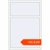 Ustalenie cen Okna skrzydłowe 1000x1500 mm KORSA STANDARD (Euro 70) RAL 9016 Traffic white dwustronny. Cena: 144.93 EUR