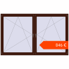 Ustalenie cen Okna skrzydłowe 2365x1450 mm KORSA ENERGY-SAVING (SYNEGO MD) BLACK_CHERRY dwustronny. Cena: 846,01 €