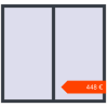 Ustalenie cen Okna skrzydłowe 1600x1500 mm KORSA BRILLANT ANTHRACITE_GREY_STRUKTURAL dwustronny. Cena: 448,06 €