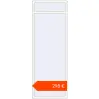 Ustalenie cen Okna skrzydłowe 900x2500 mm KORSA ENERGY-SAVING (SYNEGO MD) RAL 9016 Traffic white dwustronny. Cena: 297,70 €