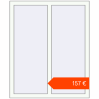 Ustalenie cen Okna skrzydłowe 960x1170 mm KORSA BRILLANT RAL 9016 Traffic white dwustronny. Cena: 156,78 €