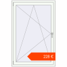 Ustalenie cen Okna skrzydłowe 1000x1500 mm KORSA STANDARD (Euro 70) RAL 9016 Traffic white dwustronny. Cena: 227,57 €