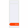 Ustalenie cen Okna skrzydłowe 900x2500 mm KORSA ENERGY-SAVING (SYNEGO MD) RAL 9016 Traffic white dwustronny. Cena: 314,87 €