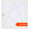 Ustalenie cen Okna skrzydłowe 1160x1270 mm KORSA STANDARD (Euro 70) RAL 9016 Traffic white dwustronny. Cena: 282.27 EUR