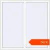 Ustalenie cen Okna skrzydłowe 1500x1500 mm KORSA BRILLANT RAL 9016 Traffic white dwustronny. Cena: 242,18 €