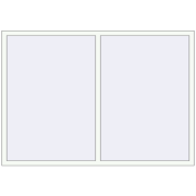 Okna skrzydłowe 2000x1400 mm KORSA ENERGY-SAVING (SYNEGO MD) RAL 9016 Traffic white dwustronny